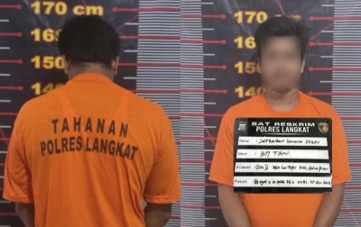 Sat Reskrim Polres Langkat Ringkus Pelaku Kekerasan Terhadap Anak Di Salapian