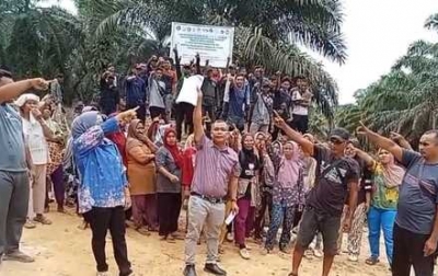 Masyarakat Luat Unterudang Minta PT Barapala Diusir Dari Lahan Warga