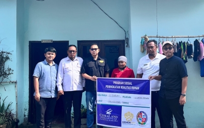CitraLand Group Bedah Rumah Warga Kurang Mampu