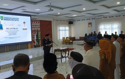 Bupati Madina Rotasi 126 Pejabat, Sejumlah Camat dan Kepala Dinas Berganti