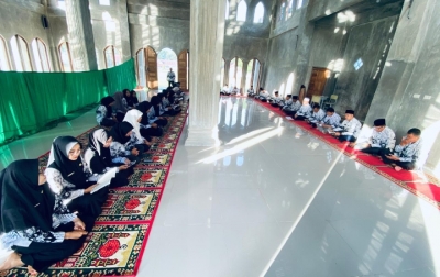 Bangun Karakter Siswa,  SMK Negeri 1 Barumun Rutin Gelar Pengajian Setiap Jumat