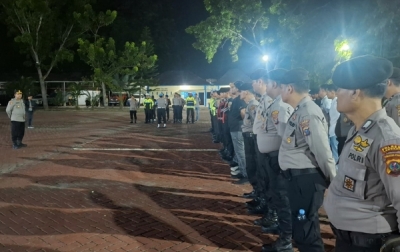 Ciptakan Rasa Aman Saat Blackout, Polres Langkat Gelar Patroli Skala Besar