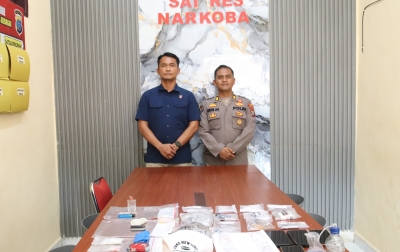 Satres Narkoba Polres Sergai Sikat 14 Kasus dalam Dua Pekan, 23 Pelaku Diamankan