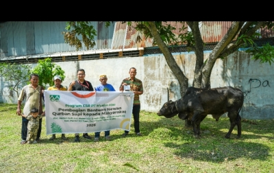 Musim Mas Salurkan Hewan Kurban di Wilayah Operasional