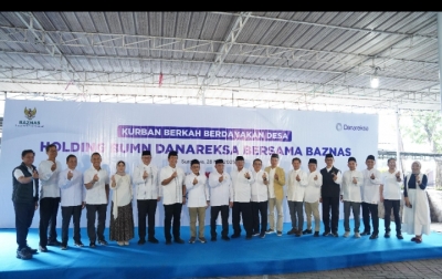 BUMN Danareksa Salurkan Kurban untuk 3.800 Keluarga