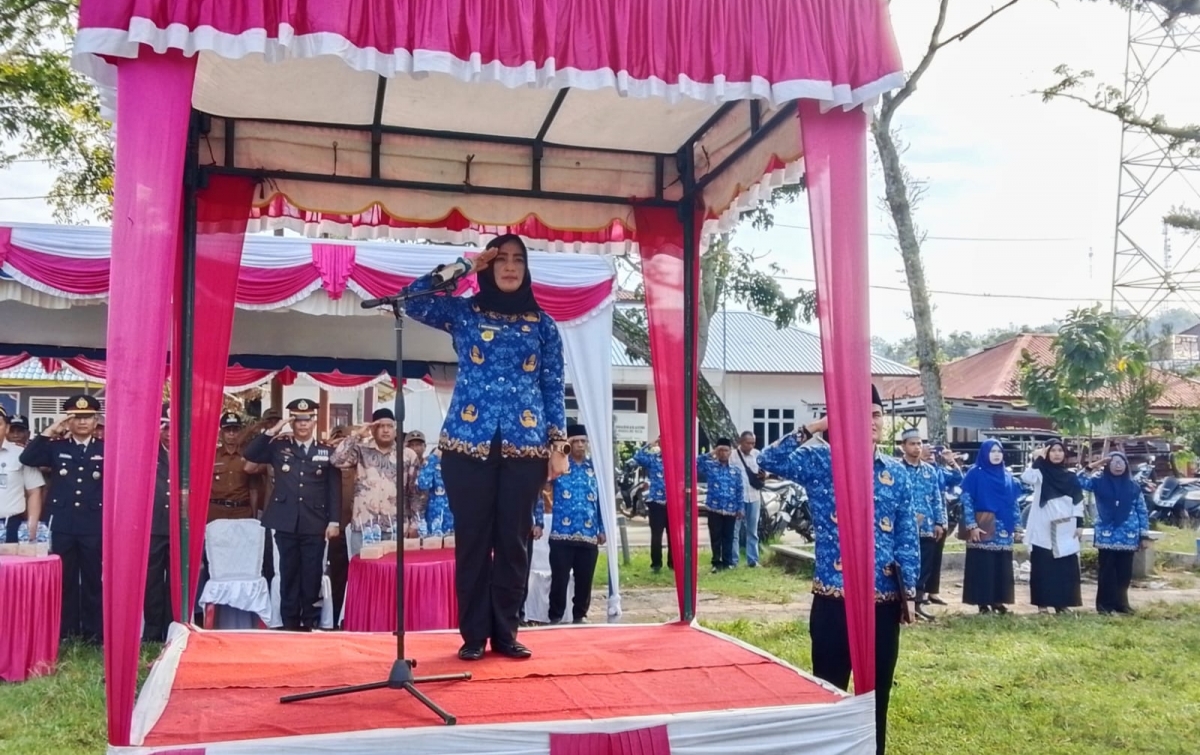 Peringatan Harlah Pancasila, Camat Natal Sampaikan Pesan BPIP