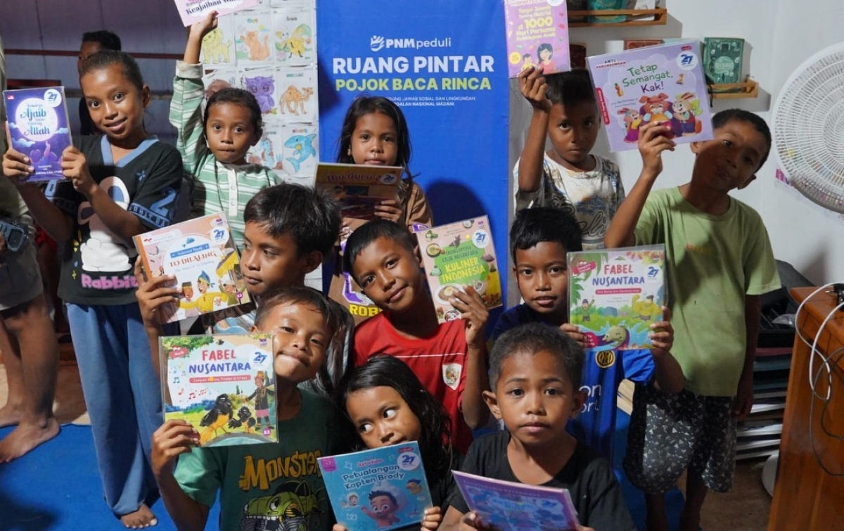 PNM Nyalakan Mimpi Anak-Anak NTT dengan Inklusi dan Literasi