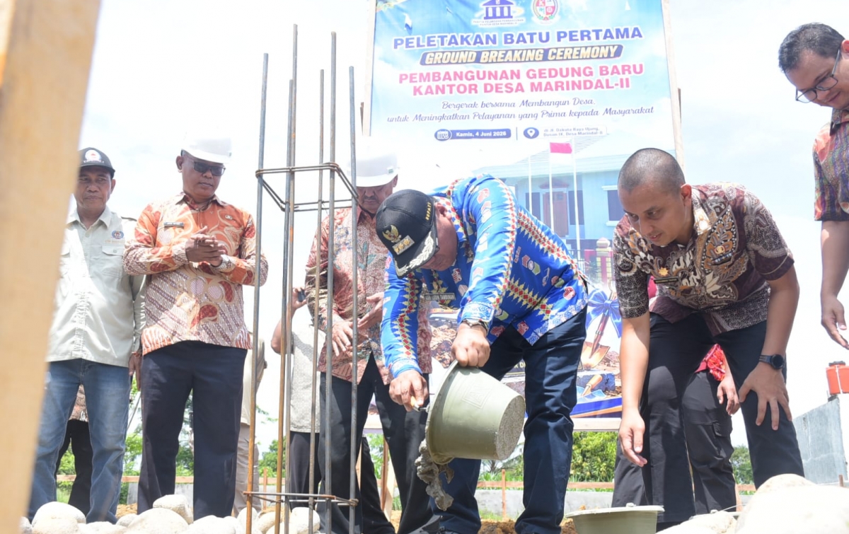 Bupati Deli Serdang: Jarang Ada Pembangunan Kantor Desa Lahir dari Gotong Royong