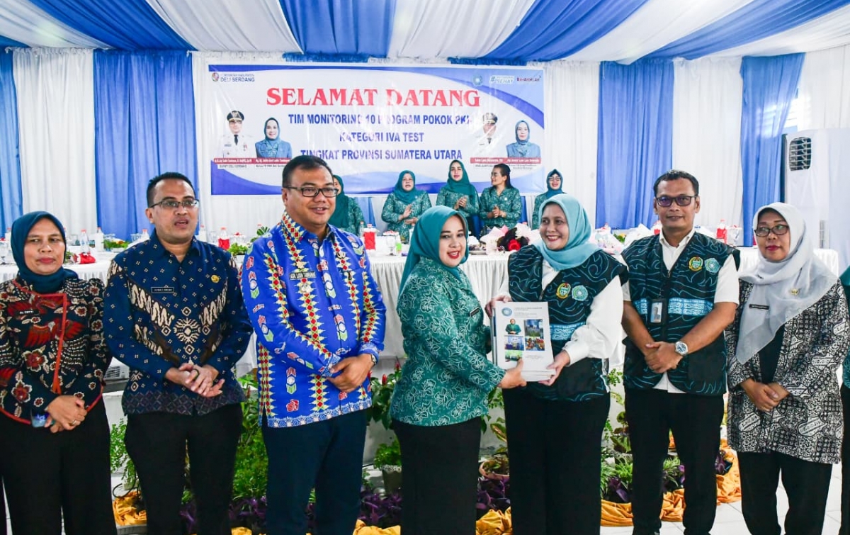 Hadirkan Layanan Kesehatan Lebih Dekat pada Masyarakat, PKK Deli Serdang Kenalkan Mobile IVA Test