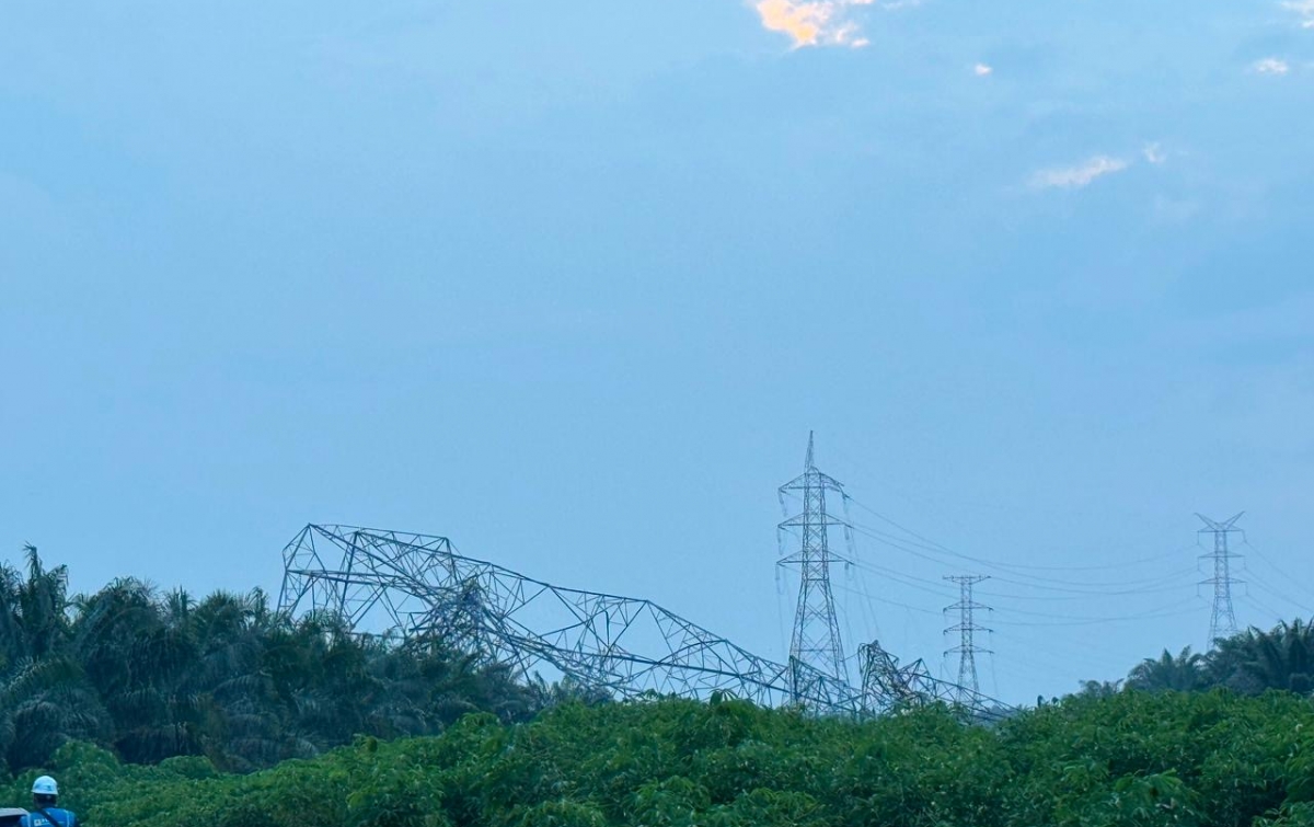 Tower Transmisi Roboh Akibat Cuaca Ekstrem, PLN Terapkan Manajemen Beban di Sumut