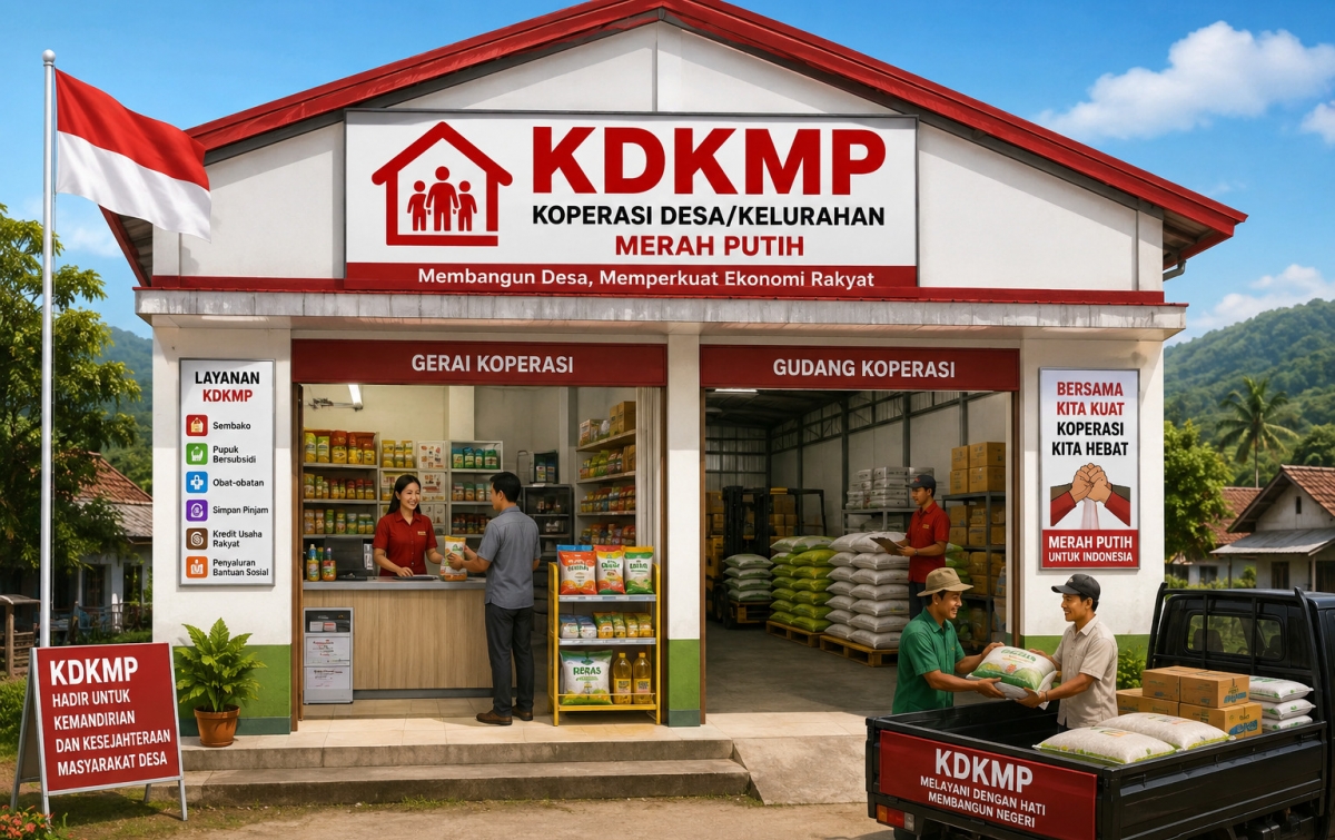 41 Gerai KDKMP Dibangun di Madina