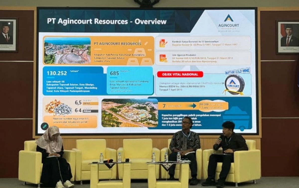 Agincourt Resources Tegaskan Air Jadi Aspek Lingkungan yang Serius Diperhatikan