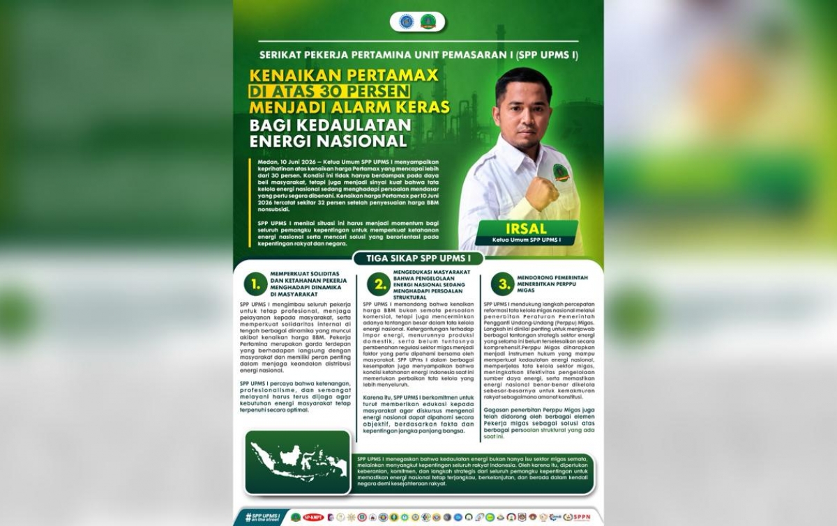 SPP UPMS I: Kenaikan Pertamax Menjadi Alarm bagi Penguatan Kedaulatan Energi Nasional