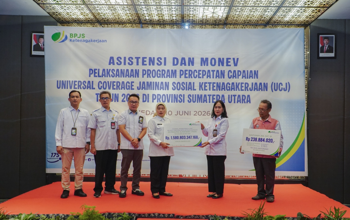 Gandeng Kemendagri, BPJS Ketenagakerjaan Pacu Program UCJ Guna Cegah Kemiskinan Baru di Sumut