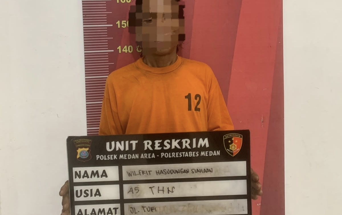 Dua Kali Beraksi, Pria Pengangguran Diciduk Polsek Medan Area