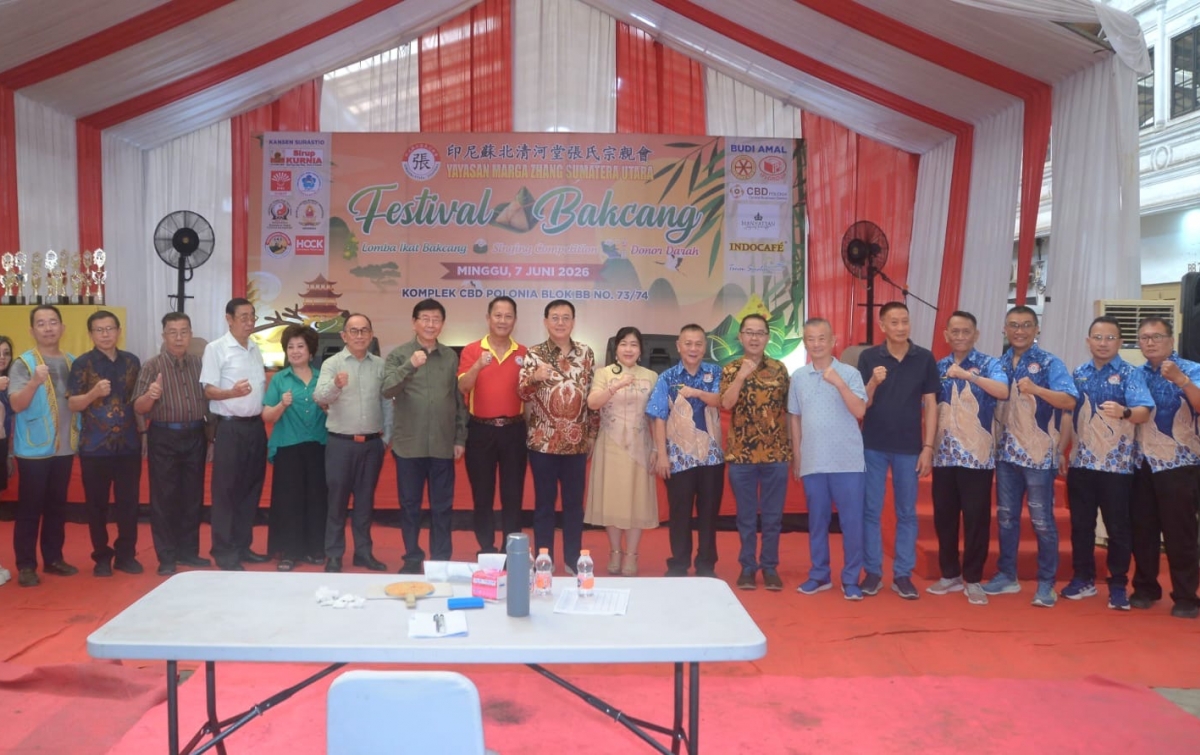 Lewat Festival Bakcang 2026, Marga Zhang Sumut Rawat Tradisi dan Doakan Kedamaian Indonesia