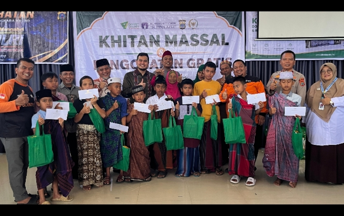 Dompet Dhuafa Waspada Bersama RSU Sufina Aziz Hadirkan Khitan Massal dan Pengobatan Gratis untuk Warga Dairi