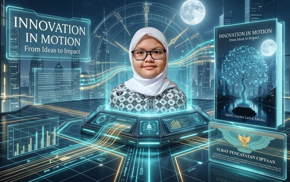 Buku Perdana Ajeng Salma Layla Amira Murid SMAN 8 Jakarta Raih Hak Cipta DJKI