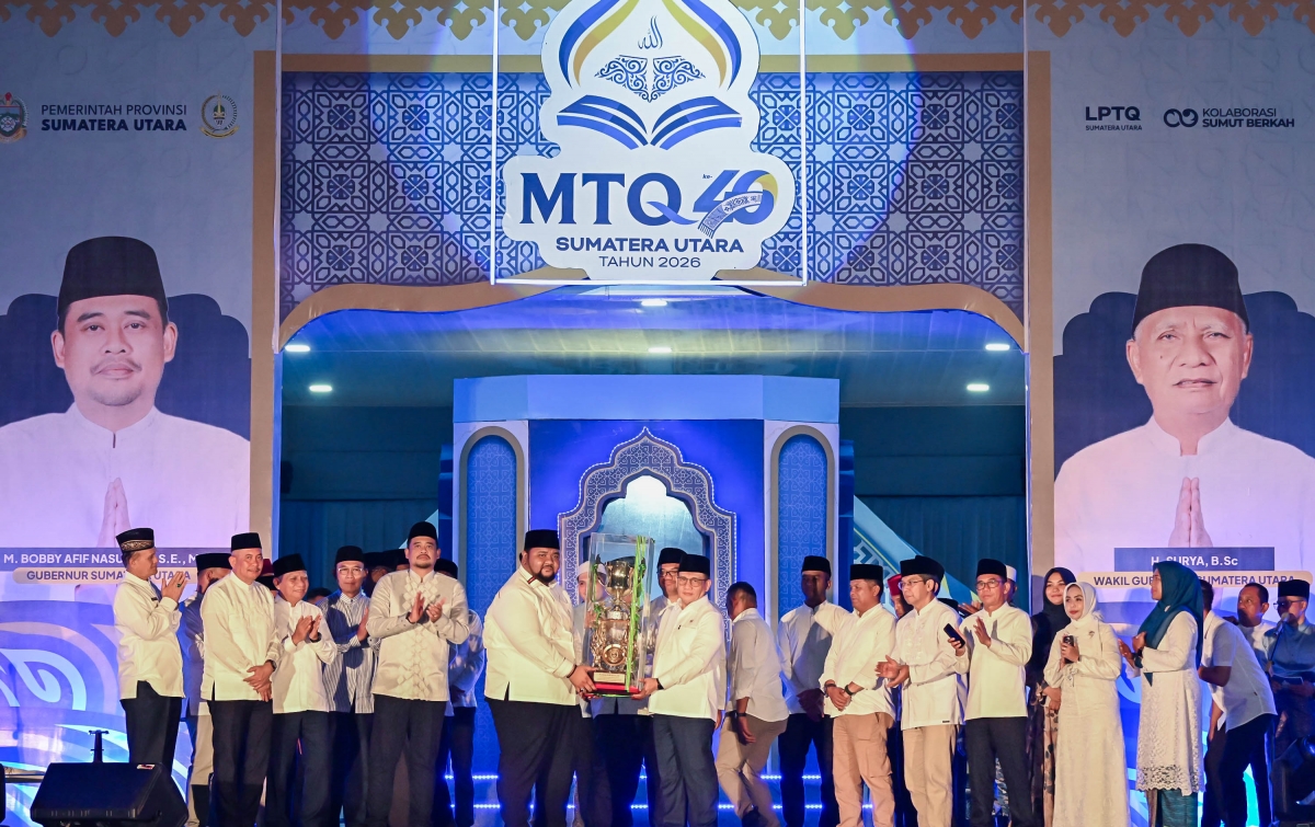 MTQ ke-40 Sumut Resmi Dibuka, Bobby Nasution Ajak Implementasikan Nilai Alquran dalam Pembangunan