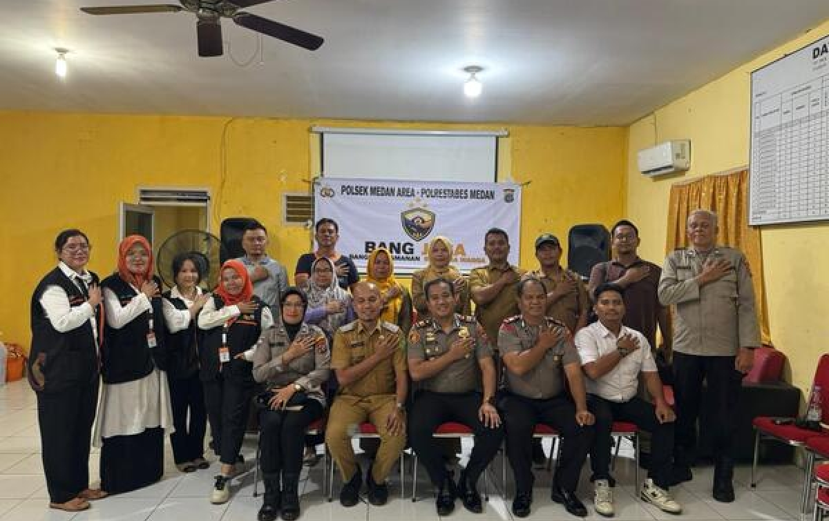 Perkuat Kamtibmas, Polsek Medan Area Perkenalkan 