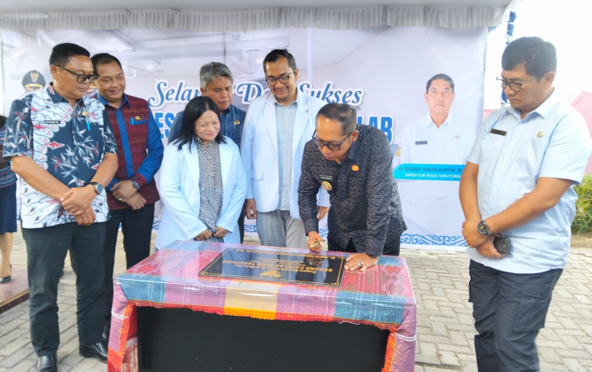 Bupati Taput Resmikan Gedung Cathlab Penyakit Jantung RSUD Tarutung