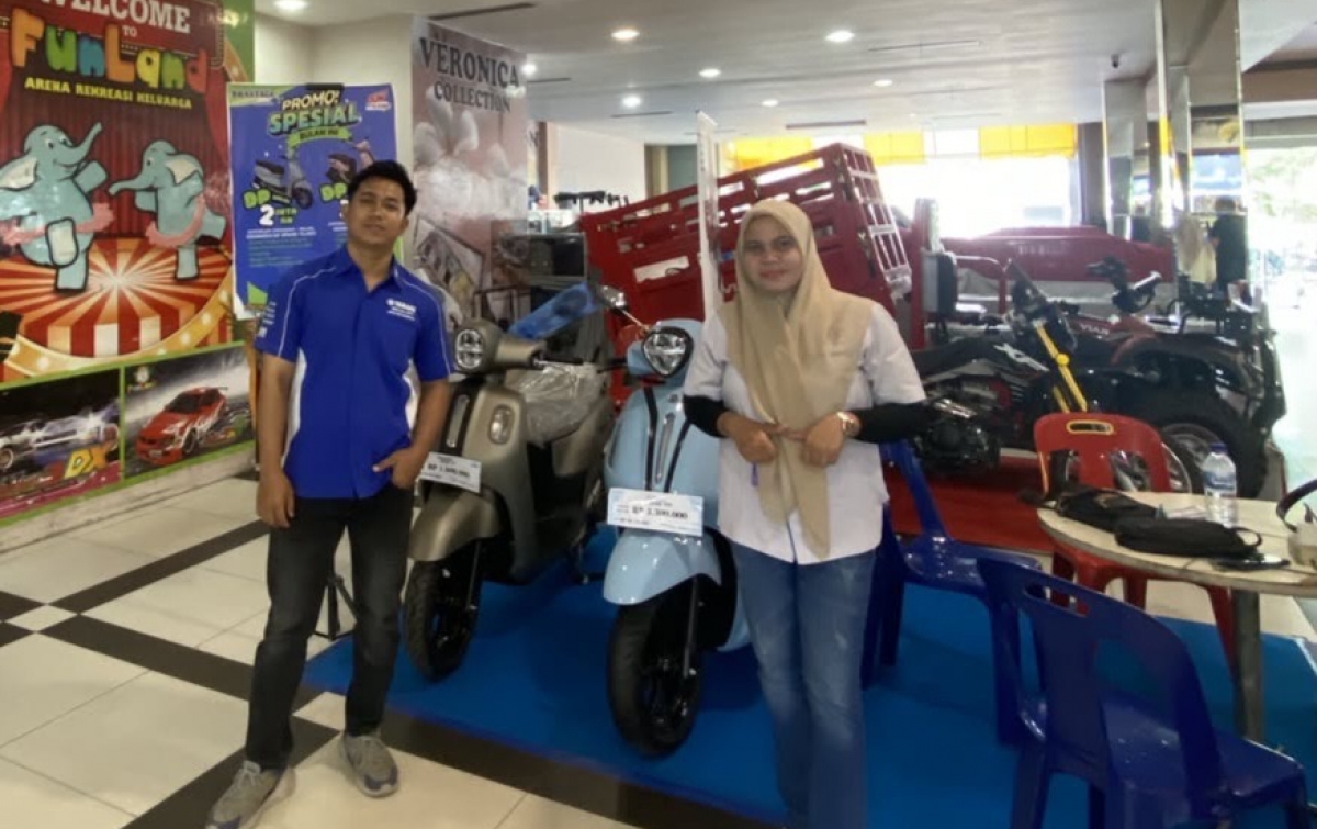 Promo dan Hadiah Menarik Meriahkan Classy Yamaha Exhibition di Brastagi Supermarket Rantau Prapat