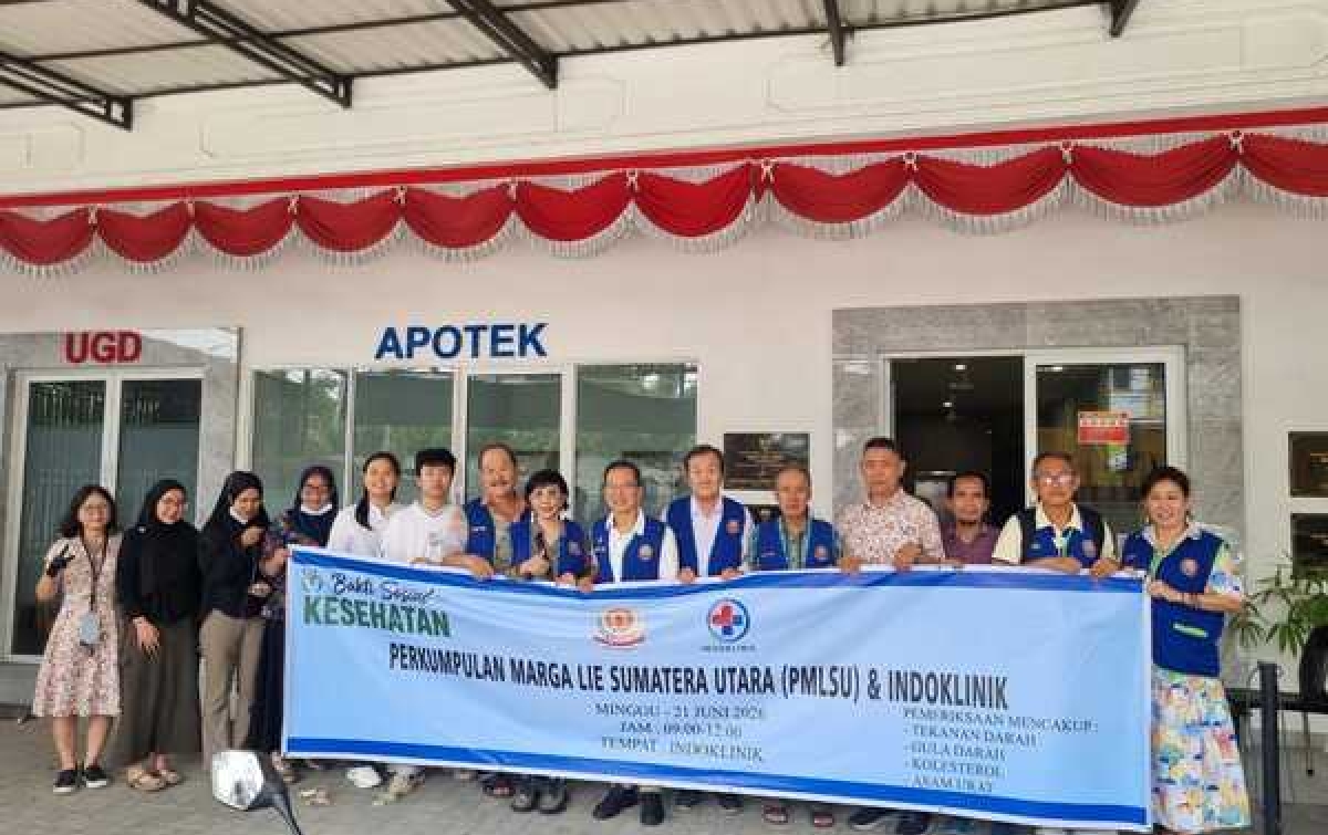 Perkumpulan Marga Lie Sumut Dan Indoklinik, Gelar Baksos Kesehatan