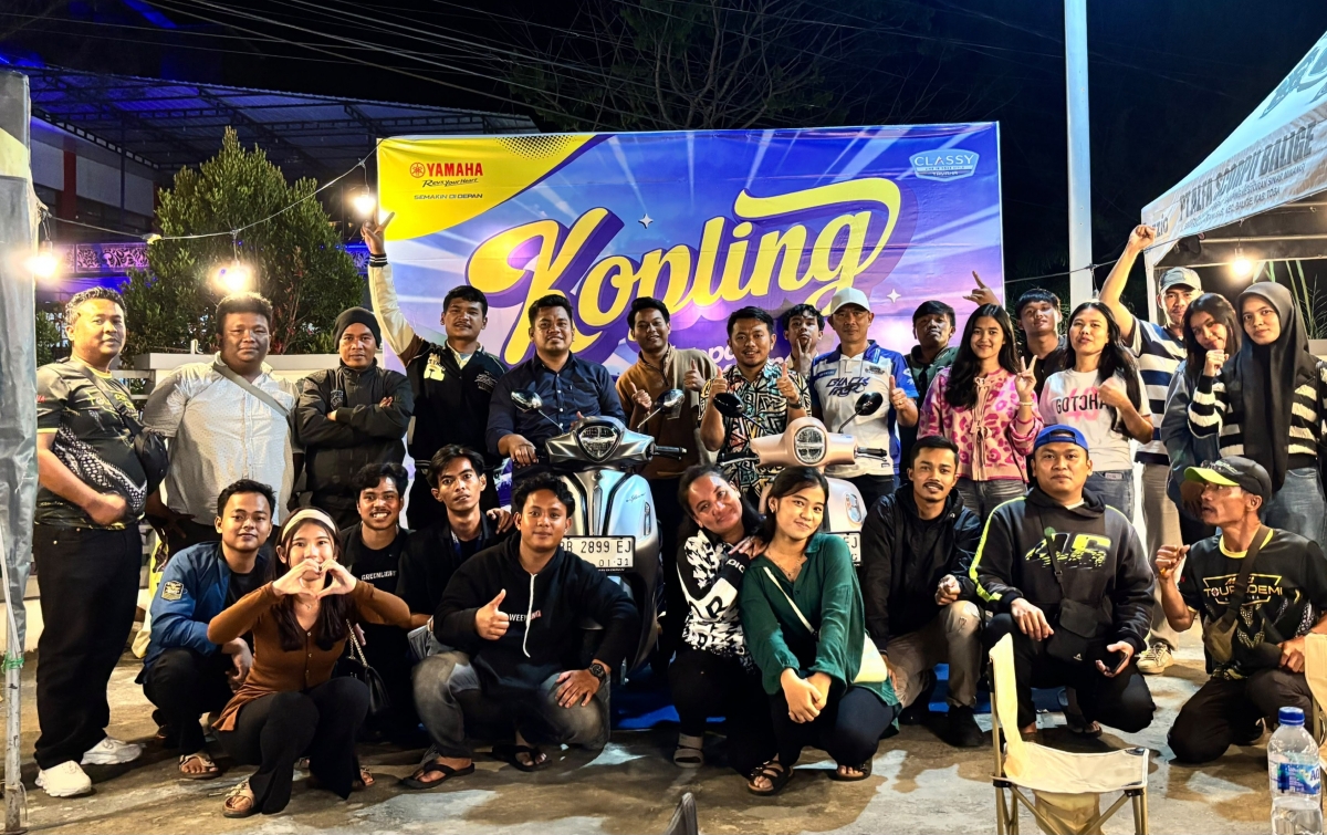 Puluhan Kawula Muda Rasakan Sensasi Mengendarai Fazzio dan Filano Melalui Touring Classy Yamaha