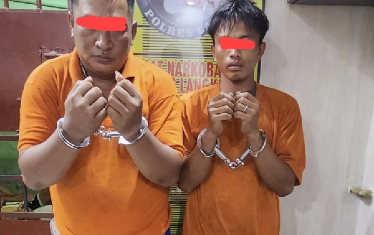 Satres Narkoba Polres Langkat Ringkus Dua Pengendar Sabu