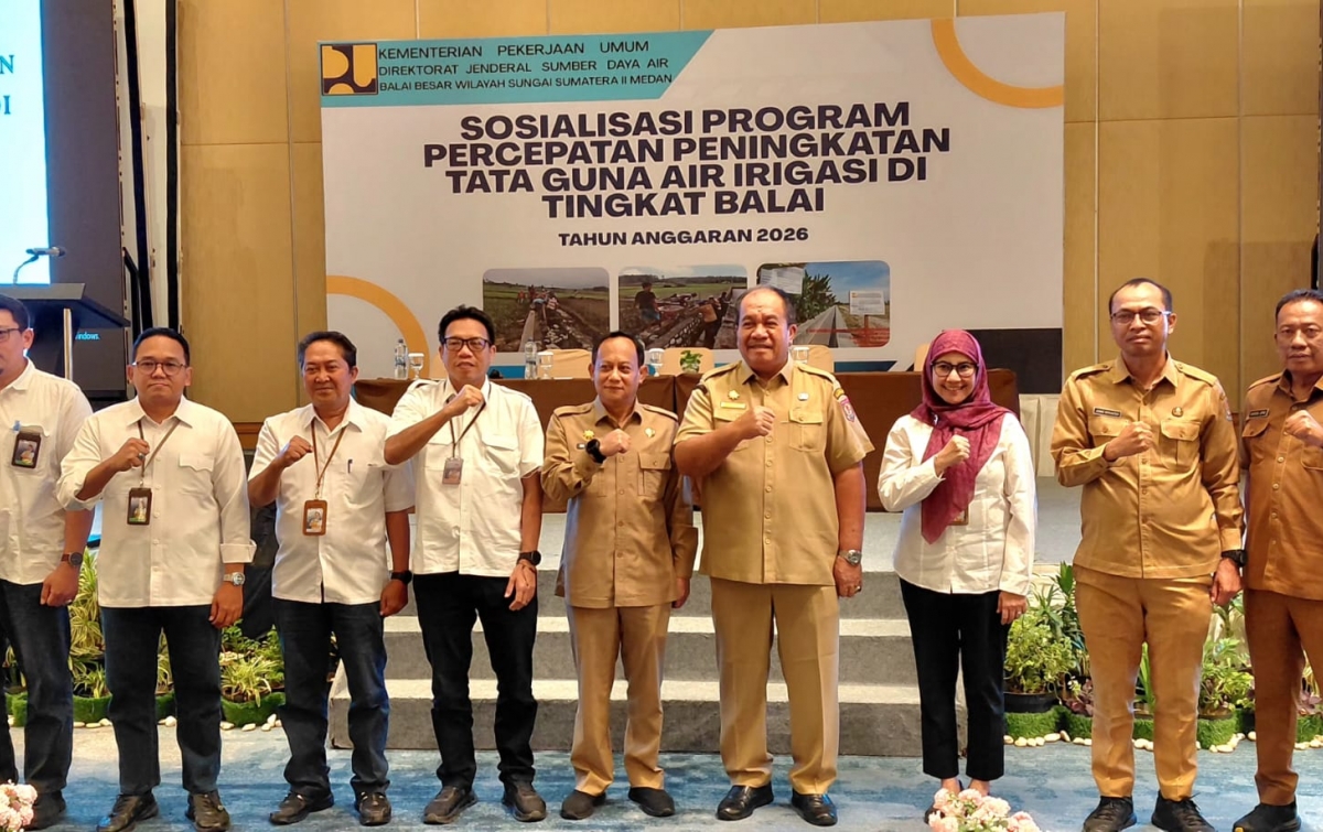 57 Titik Irigasi akan Dikerjakan Tahun 2026 di Deli Serdang