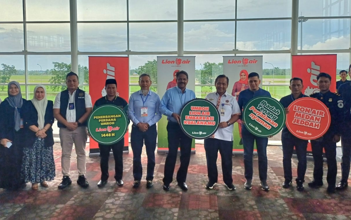 Kerja Sama 5 Travel Umrah, Lion Air Kembali Buka Penerbangan Langsung Jeddah 