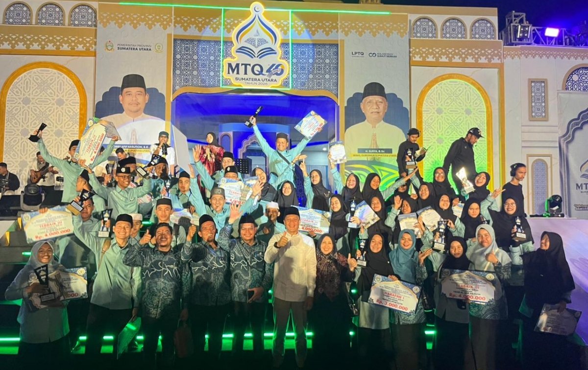 Palas Raih Peringkat ke - 9 pada MTQN ke 40 Tingkat Provinsi Sumatera Utara