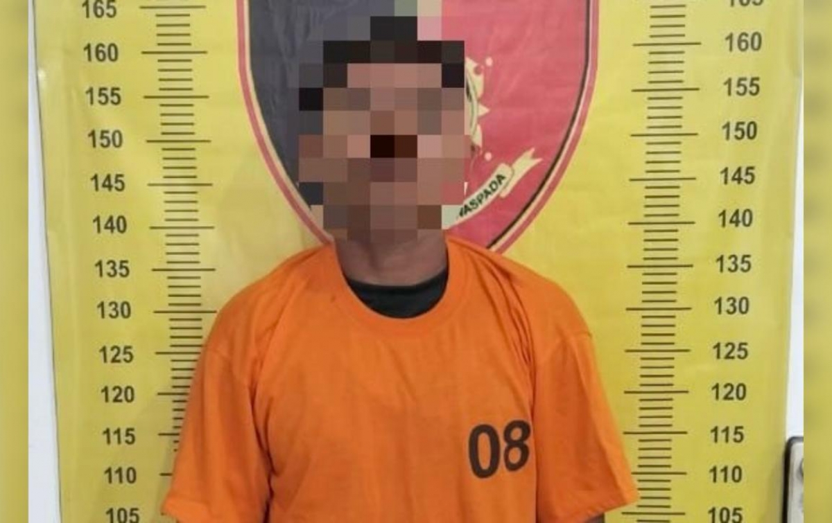 Sempat Buron, Ayah Bejat Pelaku Pencabulan Anak Kandung Diringkus Polres Sergai saat Lansir Sawit