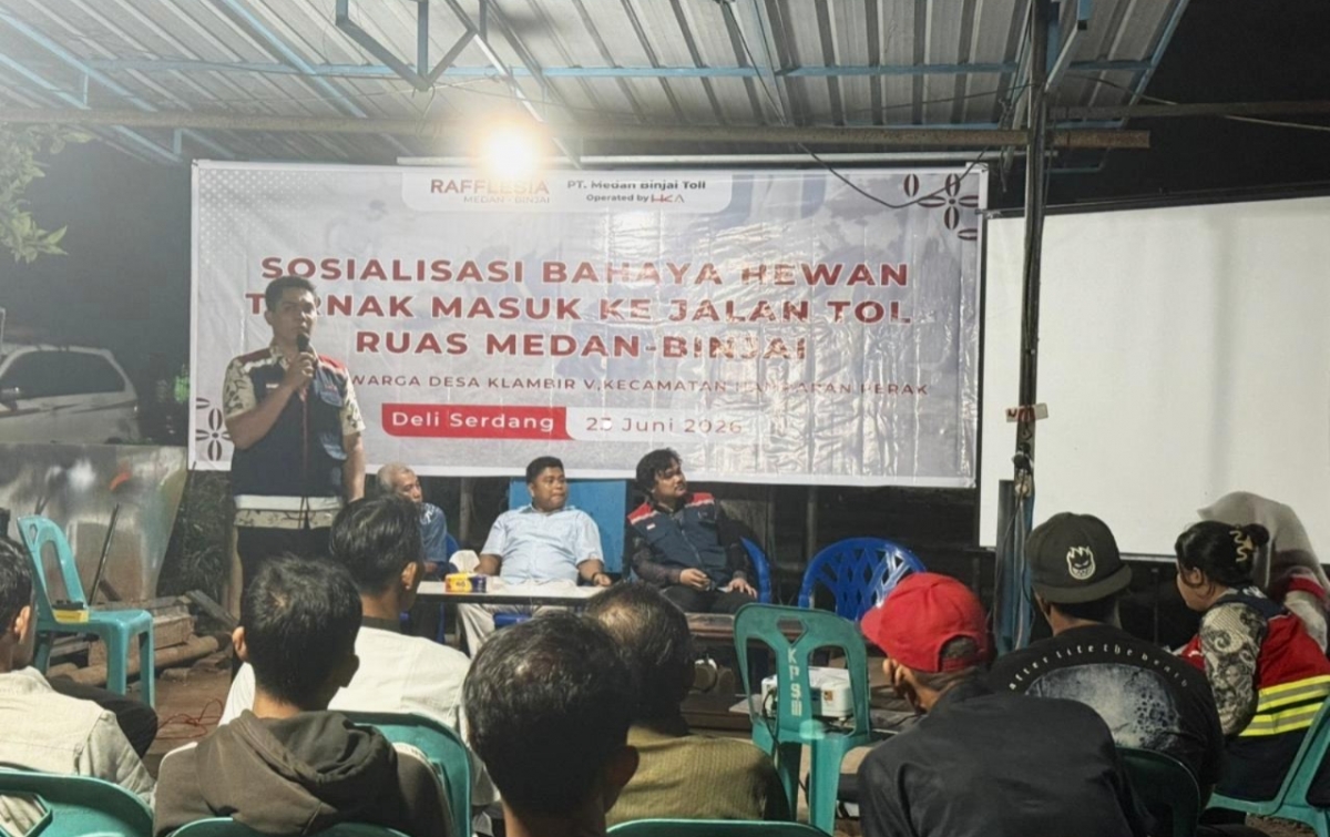 Awas! Pemilik Ternak Bisa Kena Sanksi Hukum Jika Hewannya Masuk Tol Medan-Binjai
