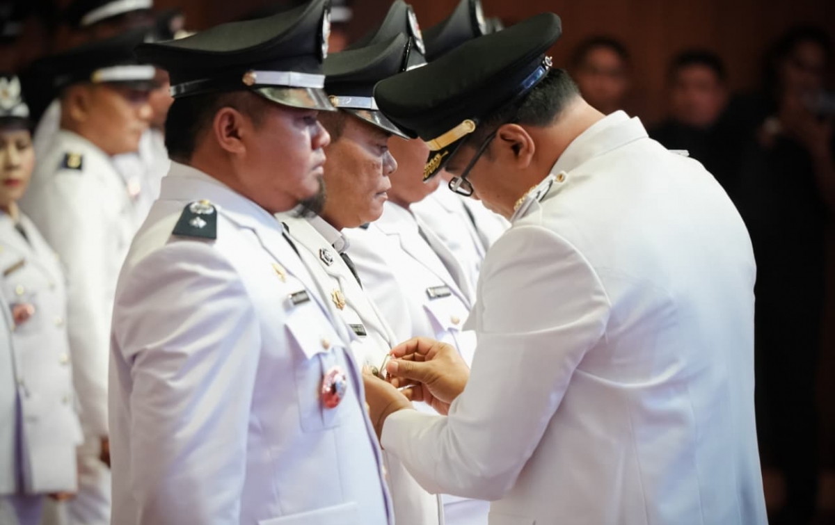 76 Kepala Desa Terpilih Dilantik, Bupati Deli Serdang Tekankan Integritas dan Inovasi untuk Kesejahteraan Masyarakat