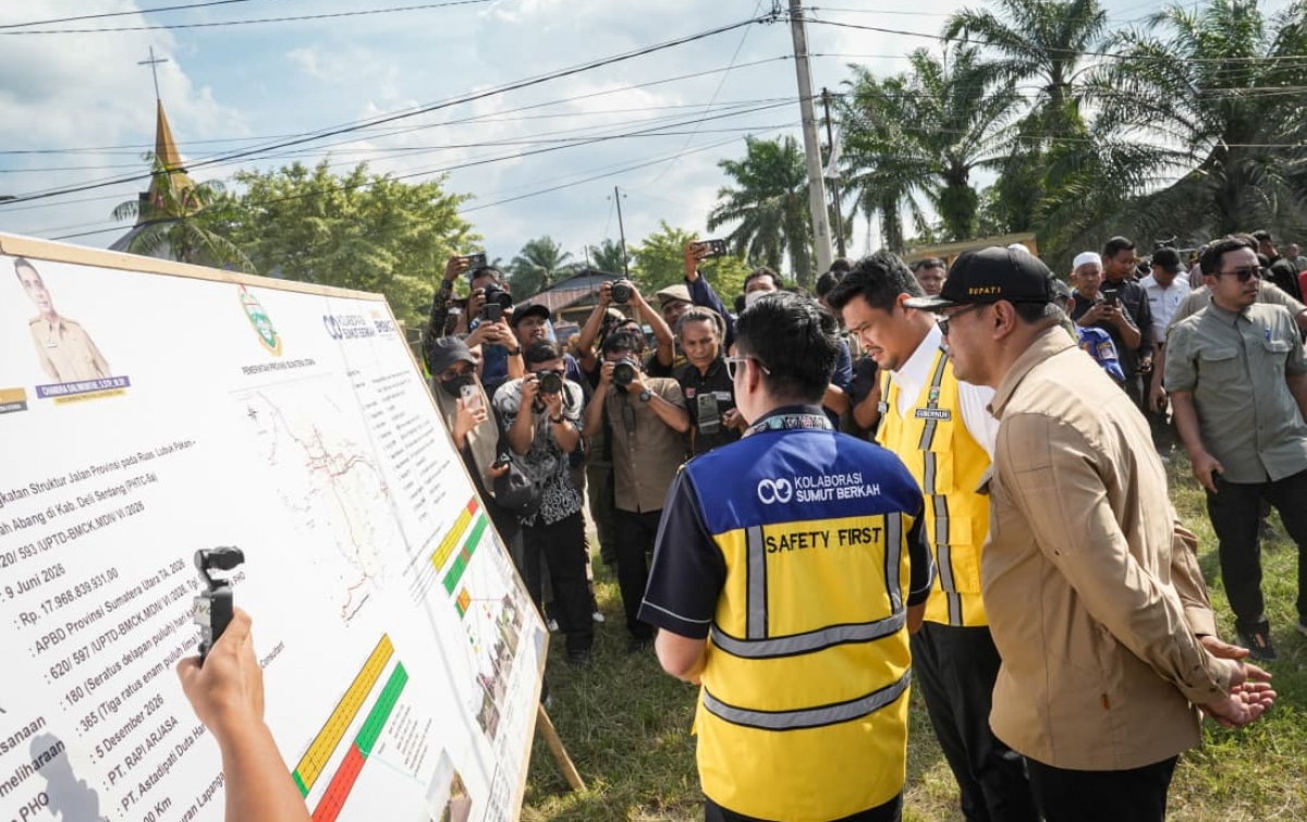 Pemkab Deli Serdang Dukung Percepatan Perbaikan Jalan Galang dan Penertiban Galian C Ilegal