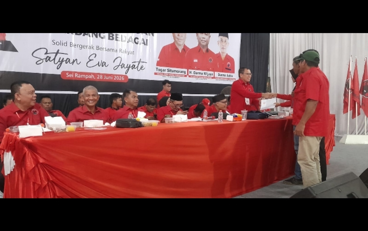 Musancab PDI Perjuangan Sergai Sutarto, Minta Segenap Kader Bekerja untuk Rakyat