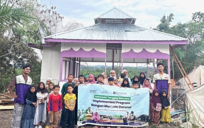 Bank Muamalat dan BMM Bangun Musala untuk Penyintas Bencana di Aceh