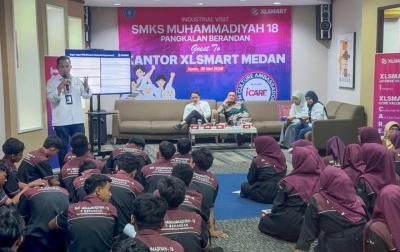 Perkuat Literasi Industri Digital: XLSMART Kenalkan Dunia Kerja Kepada Generasi Muda di Medan