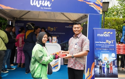 Livin’ Mandiri Berbagi, Bersama Kita Saling Menguatkan: Bank Mandiri Hadirkan Paket Rp1 di Kota Medan, Provinsi Sumatera Utara