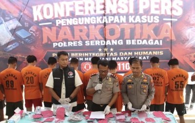 Operasi Antik Toba 2026: Polres Sergai Gulung 58 Tersangka Narkoba dalam 21 Hari