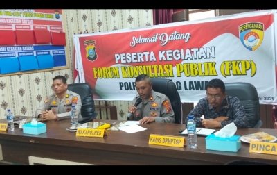 Polres Palas Gelar Forum Konsultasi Publik Bersama Stakeholder