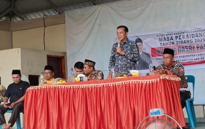 Reses di Aek Marbatu, Hasan Basri Pasaribu Serap Aspirasi Warga