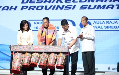 Menteri Hukum Resmikan Ribuan Posbankum di Sumut, Kakanwil Imigrasi Ambil Bagian