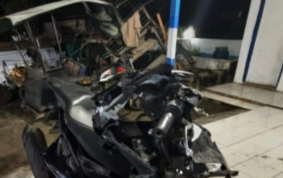 Gagal Menyalip di Jalinsum Sei Bamban, Truk Kontra Aerox ‘Laga Kambing’, Remaja 19 Tahun Patah Tulang