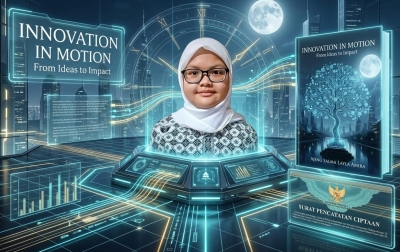 Buku Perdana Ajeng Salma Layla Amira Murid SMAN 8 Jakarta Raih Hak Cipta DJKI