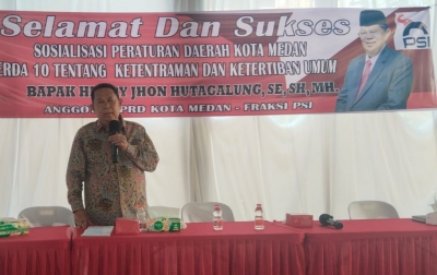 Henry Jhon Hutagalung Ajak Warga Medan Ciptakan dan Pelihara Ketertiban Umum