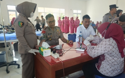 Sambut Hari Bhayangkara ke-80, Polres Palas Gelar Pelayanan  Kesehatan Gratis