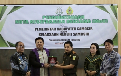 Pemkab Samosir dan Kejari Perkuat Sinergi Hukum, Fokus Selamatkan Aset Daerah dan Dukung PAD