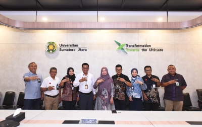 USU dan Pegadaian Bahas Program Gold Generation Scholarship untuk Mahasiswa Berprestasi